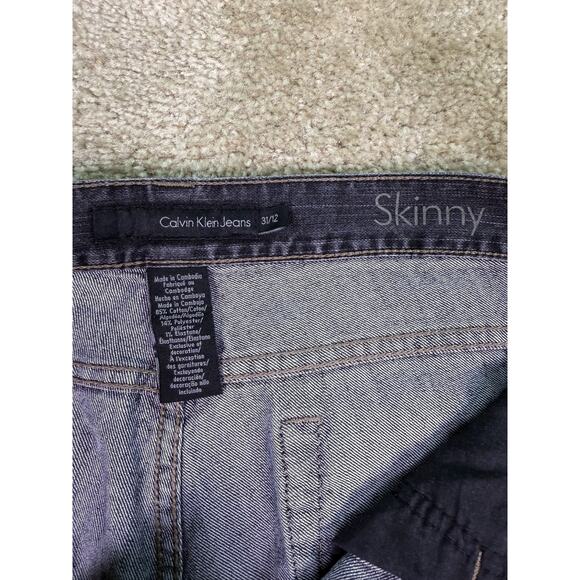 Calvin Klein Women's Mid Rise Skinny Denim Jeans size 31/12 Stretch C550 - Picture 7 of 13